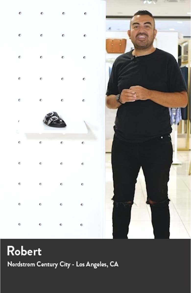 Peru Buckle Slide Sandal, sales video thumbnail