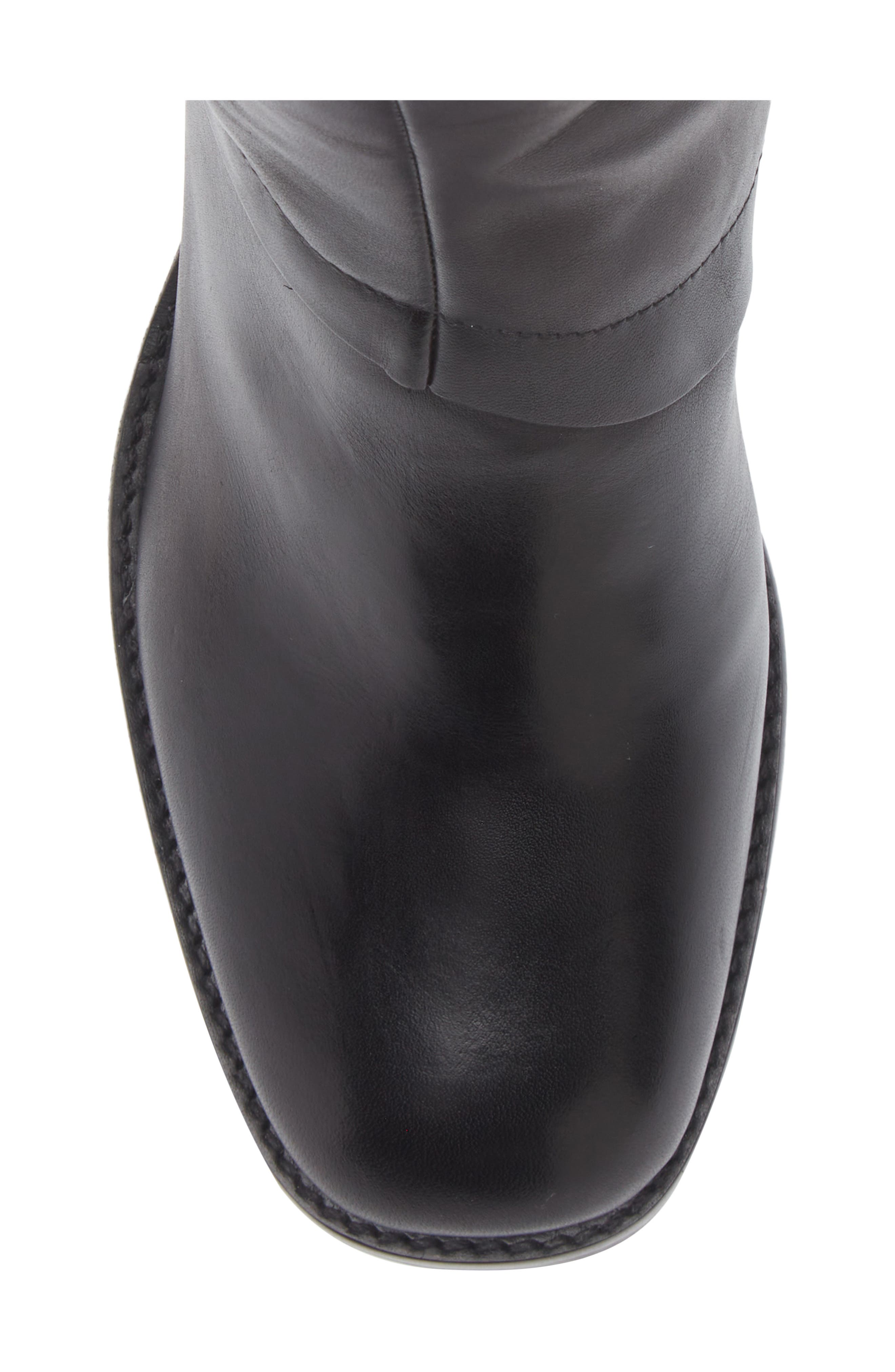 Chocolat Blu Inka Bootie, Alternate, color, Black Leather