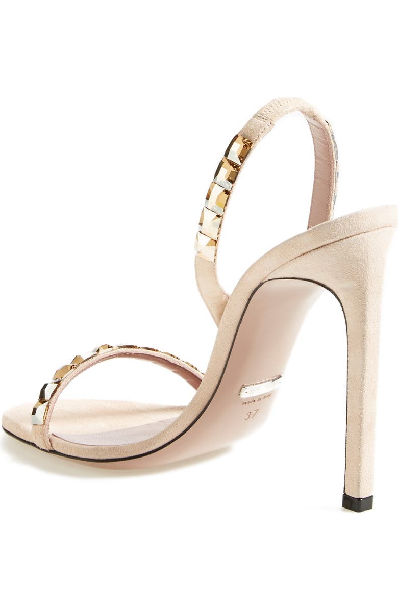 Gucci 'Mallory' Jeweled Sandal, Alternate, color,