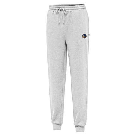 Men's Antigua Heather Gray Golden State Warriors  Idol Jogger Pants