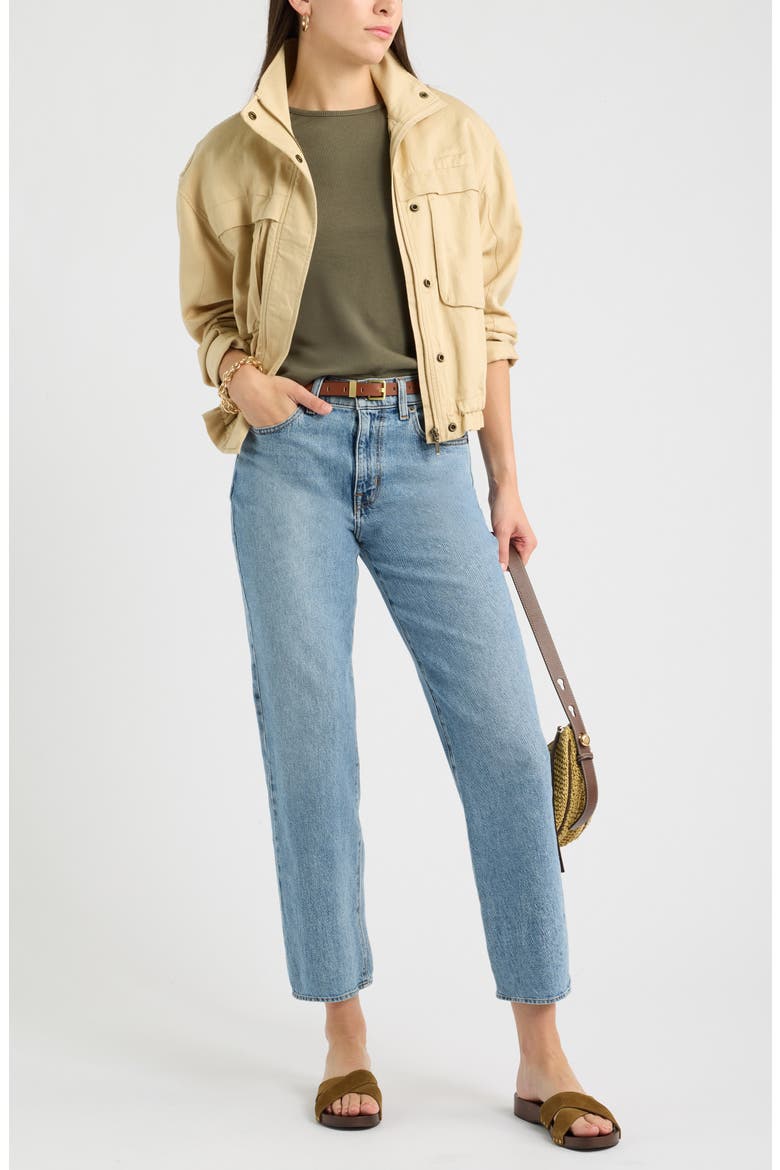 Short Sleeve Terry Sweatshirt, Alternate, color, OLIVE SARMA