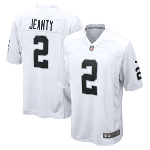 Men's Nike Ashton Jeanty  White Las Vegas Raiders Game Jersey