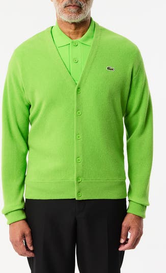 Lacoste Relaxed Fit Wool Cardigan | Nordstrom Lacoste Relaxed Fit Wool Cardigan | Nordstrom