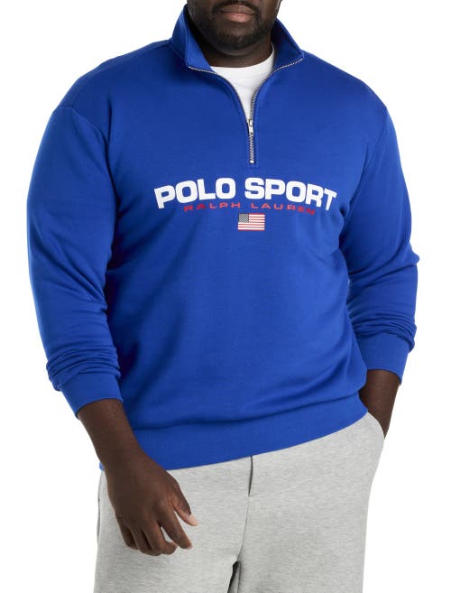 Polo Ralph Lauren Polo Sport Ralph Lauren Man Sweatshirt Grey Size Xs Cotton, Recycled Polyester In Sapphire Star/white