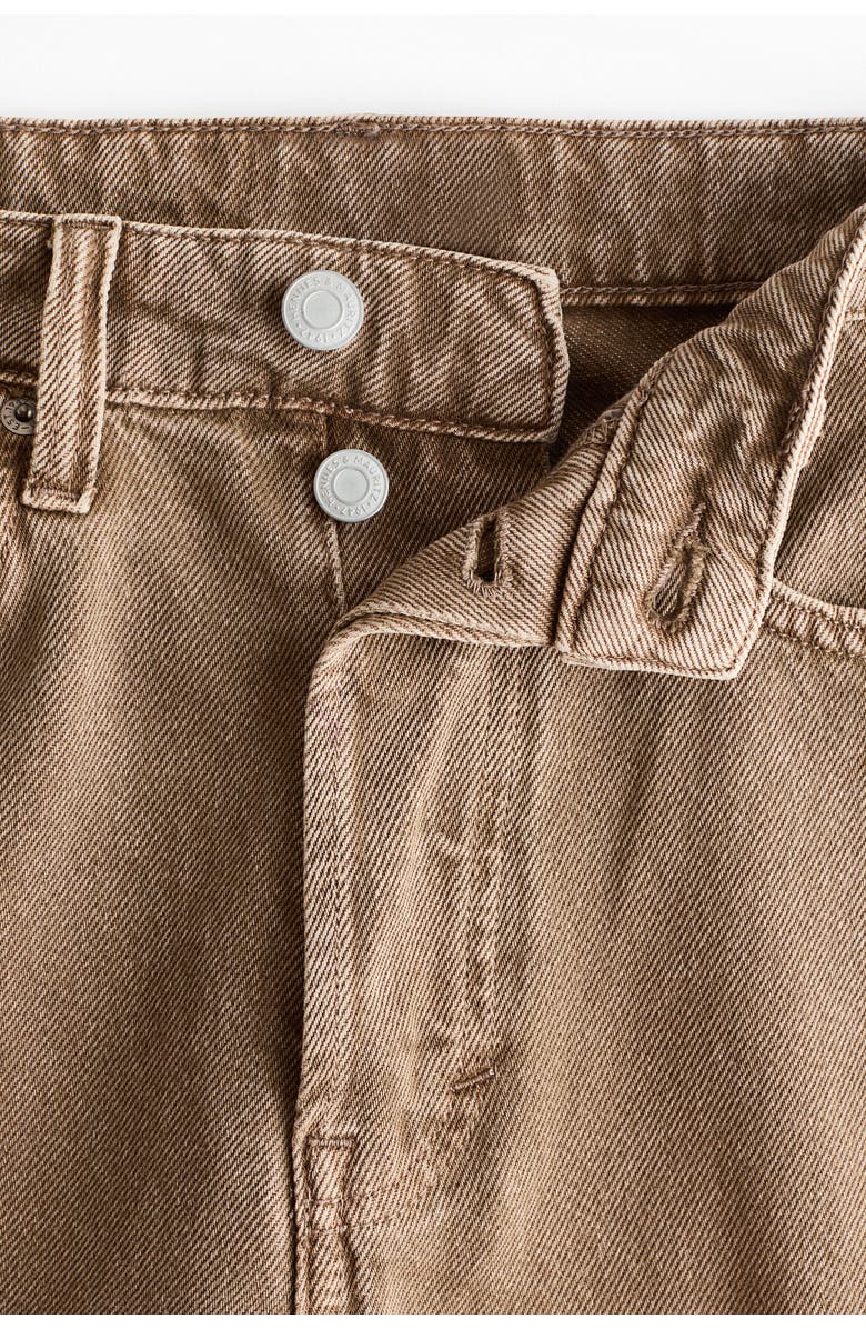 H&M Straight High Waist Ankle Jeans, Alternate, color, 