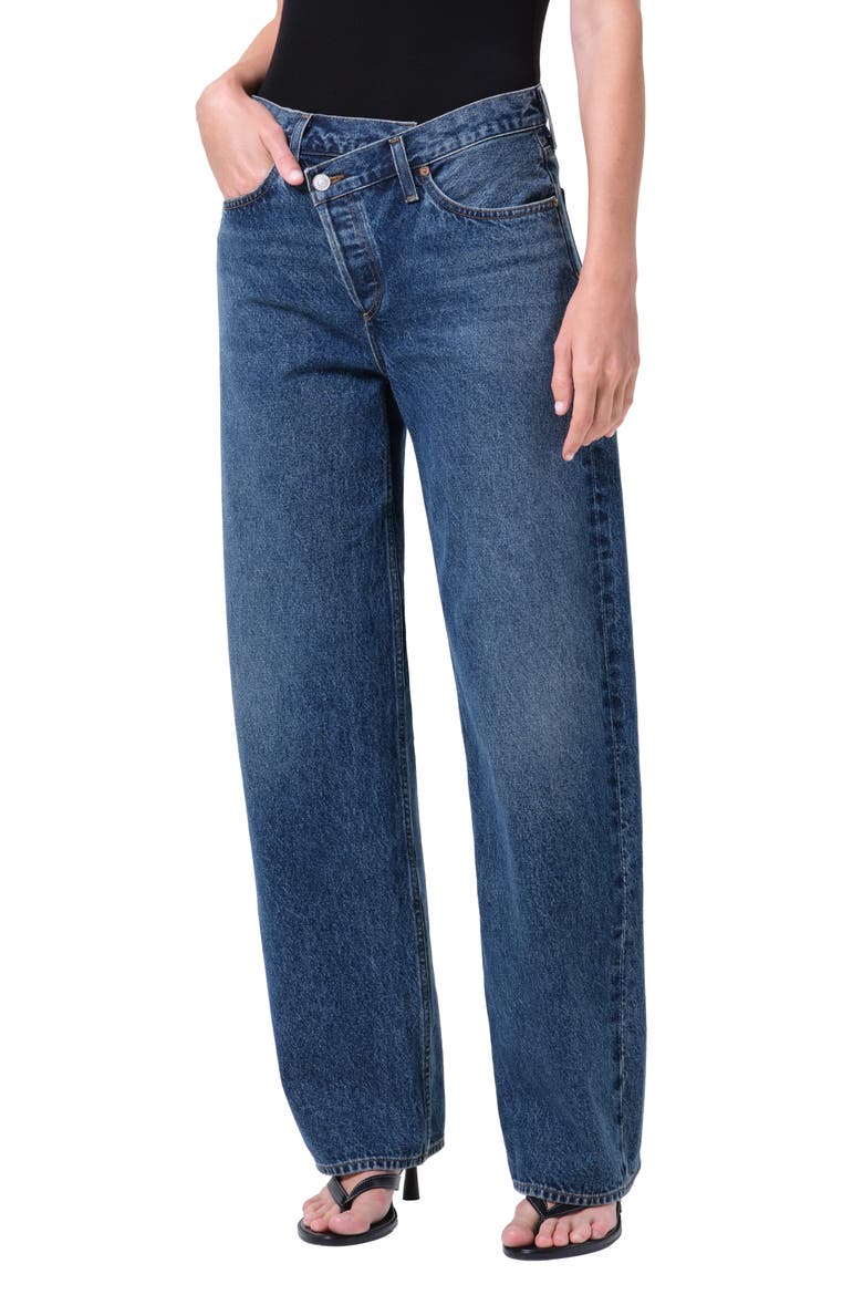 Arc Criss Cross Relaxed Jeans, Alternate, color, FORM DK WS IND