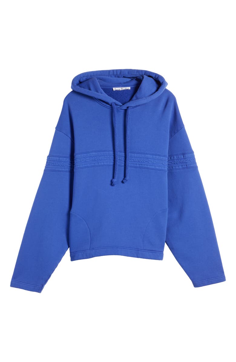 Acne Studios Farmy Chain Embossed Graphic Hoodie, Alternate, color,