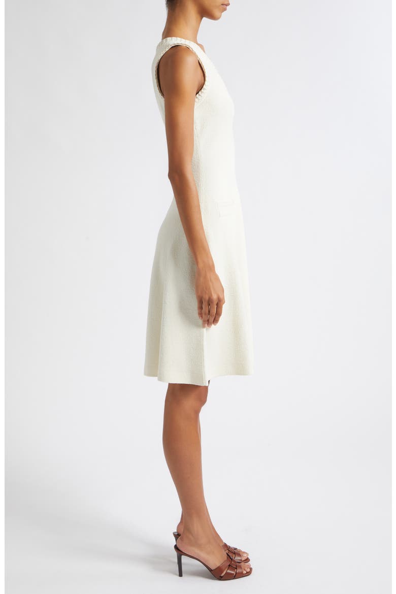 Luella Scoop Neck Fit and Flare Dress, Alternate, color, SANDSTONE