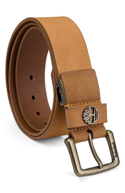 Logo Leather Belt