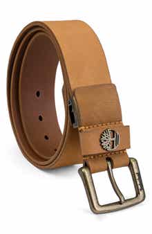 Logo Leather Belt