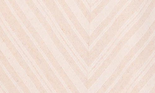 Halogenr Halogen(r) Chevron Stripe V-neck Sleeveless Dress In Almond Milk
