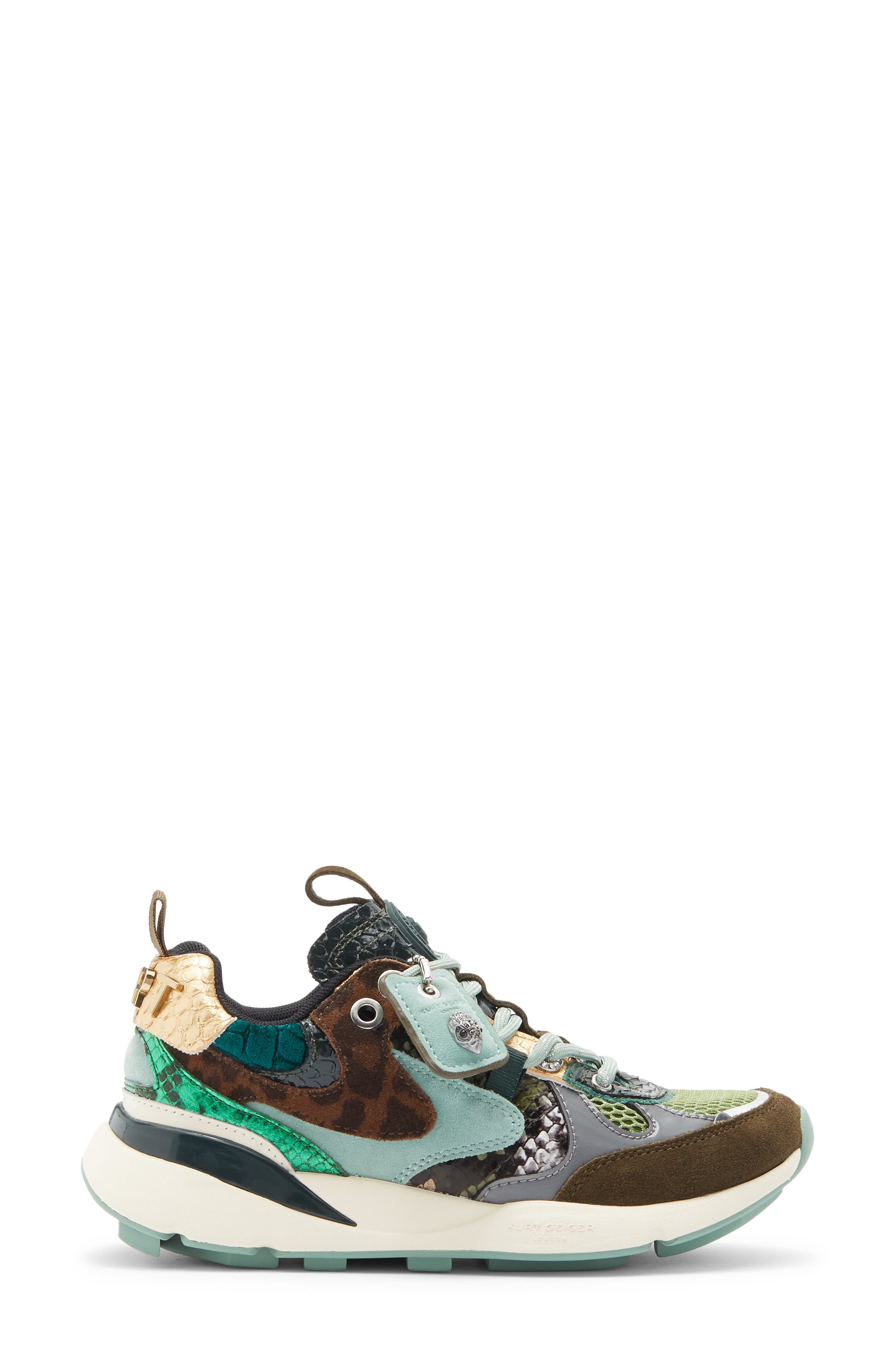 KG Kurt Geiger Kurt Runner Sneaker, Alternate, color, Green Oth