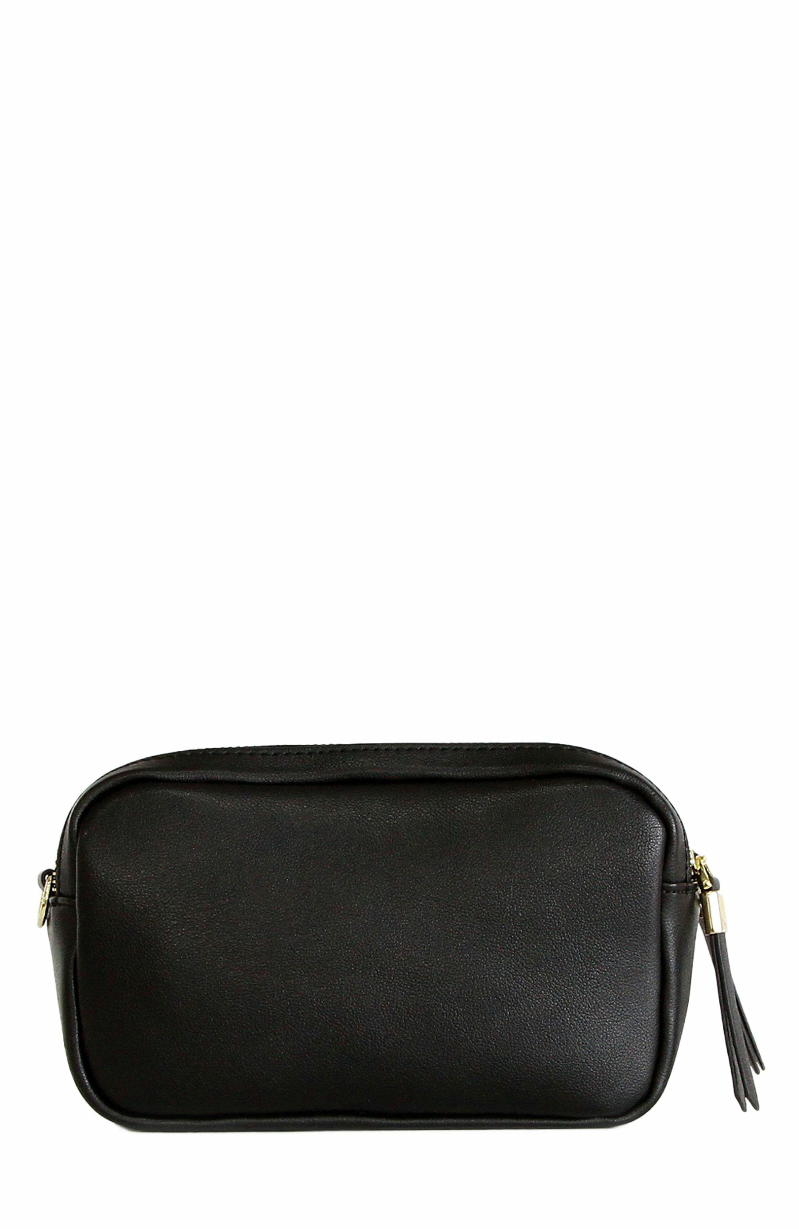 Belle & Bloom Made You Look Camera Bag, Main, color, Black