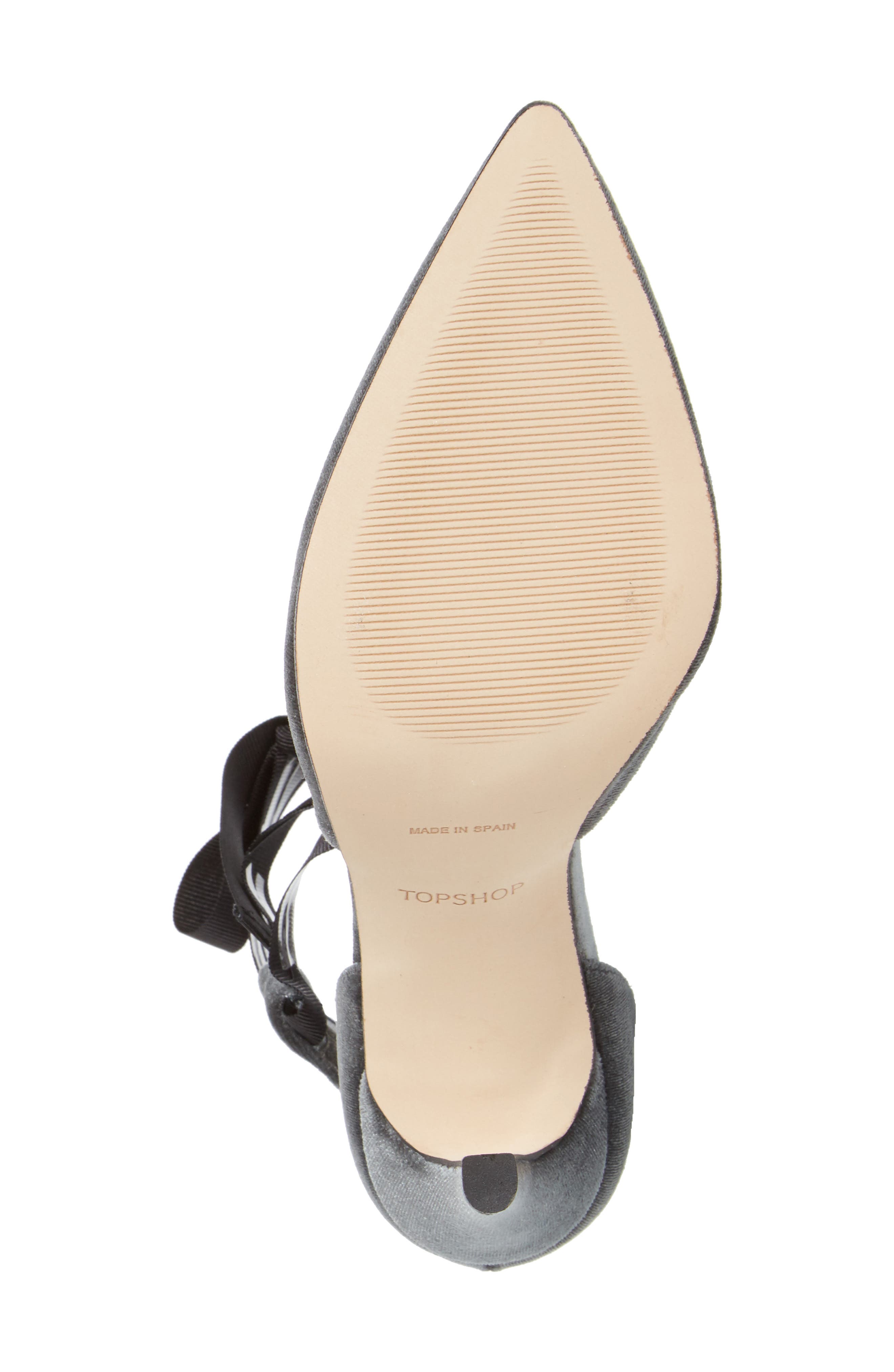 Topshop Graceful Ankle Tie d'Orsay Pump, Alternate, color, 