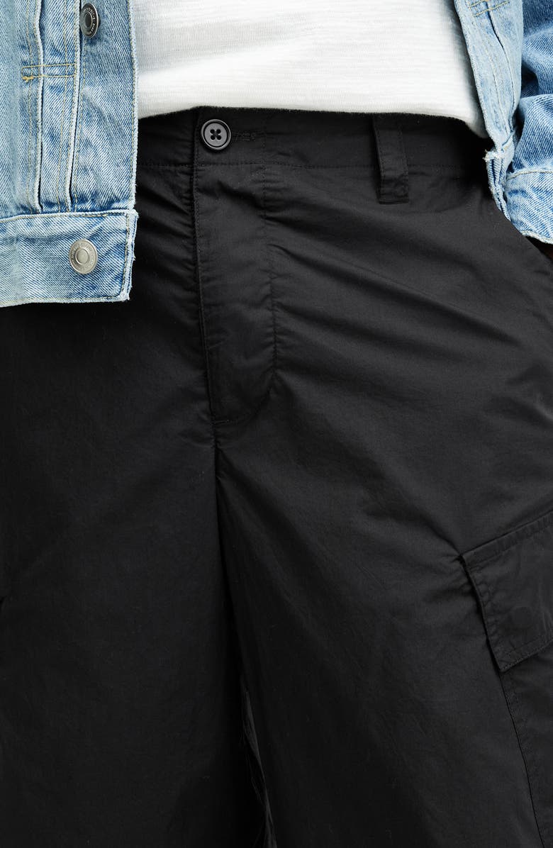 AllSaints Ardy Cargo Shorts, Alternate, color, Black