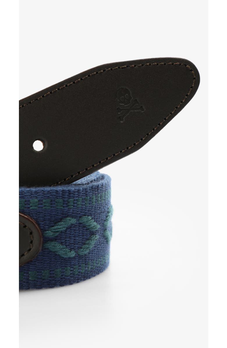 Scalpers Geometric print belt, Alternate, color, Blue