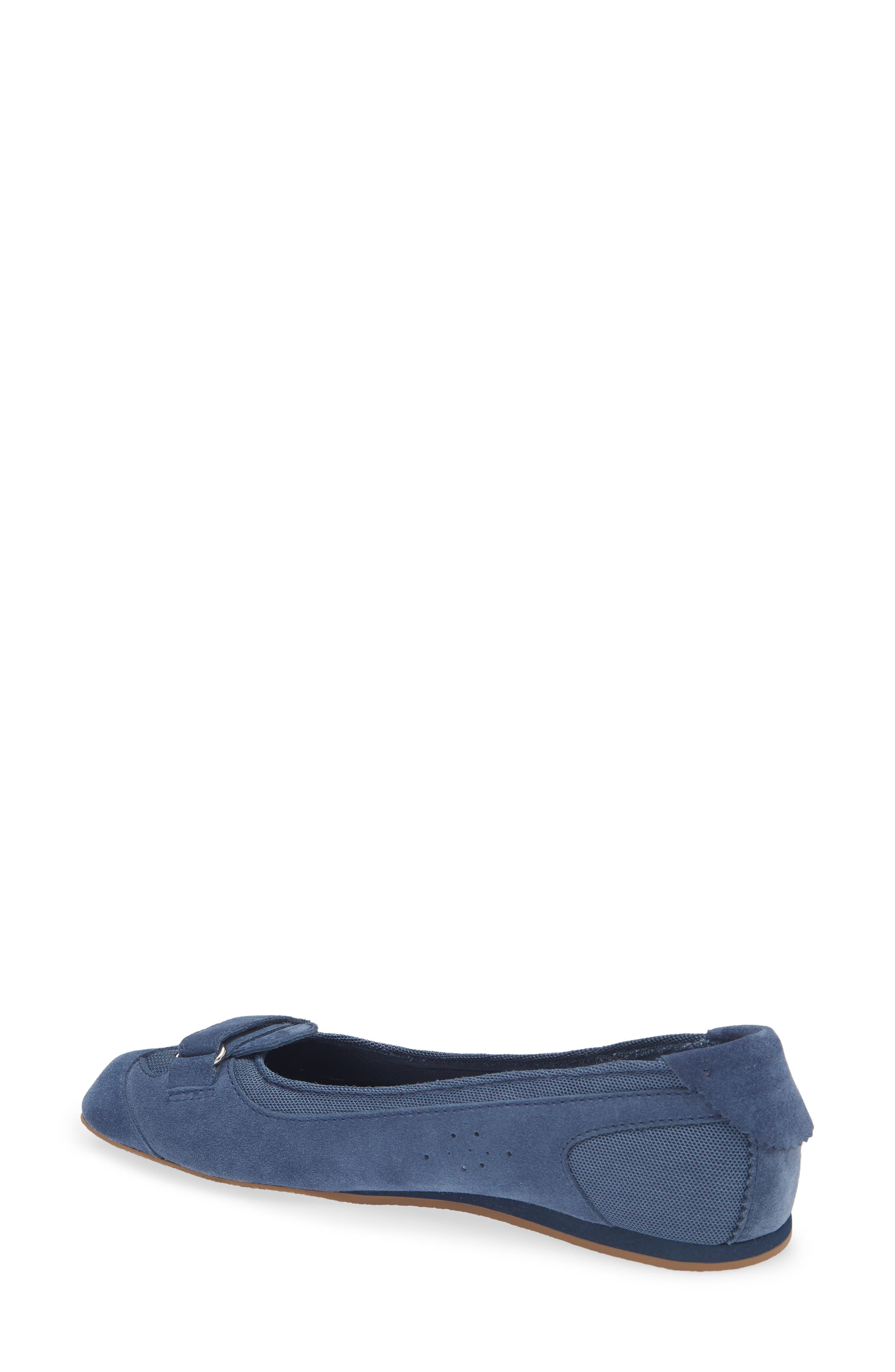 Faylen Ballet Flat, Alternate, color, NAVY SUEDE COMBO