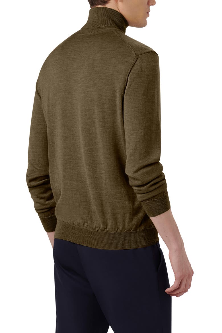 Sawyer Merino Wool Turtleneck Sweater, Alternate, color, KHAKI