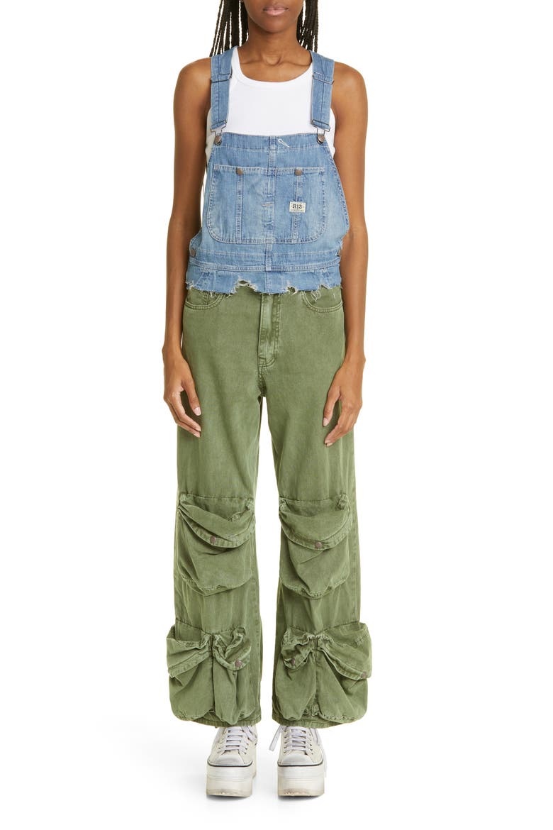 Multipocket Utility Jeans, Alternate, color, OLIVE