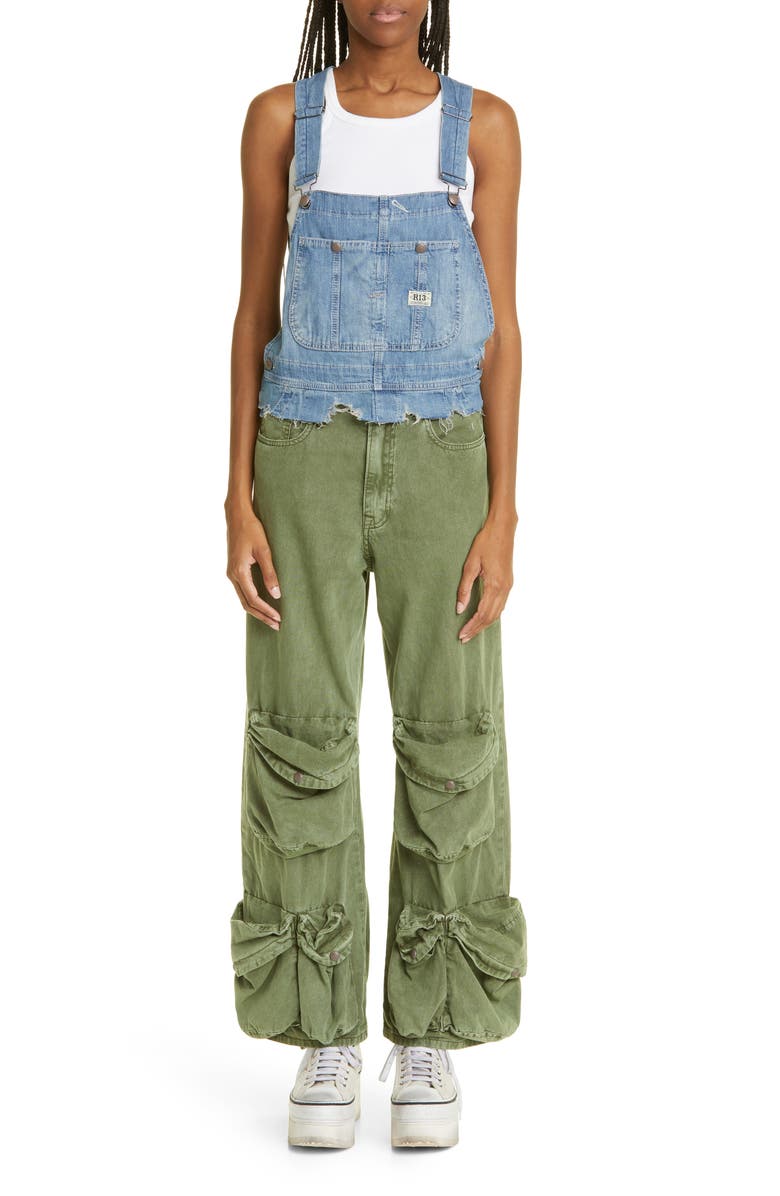 R13 Multipocket Utility Jeans, Alternate, color, 