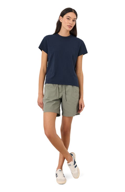 Organic Cotton Soft-Slub Essential Crewneck Tee