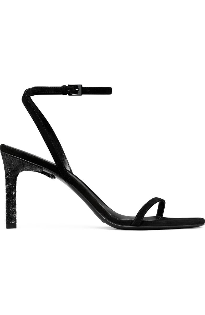 Tory Burch Pavé Heel Sandal, Alternate, color, Perfect Black
