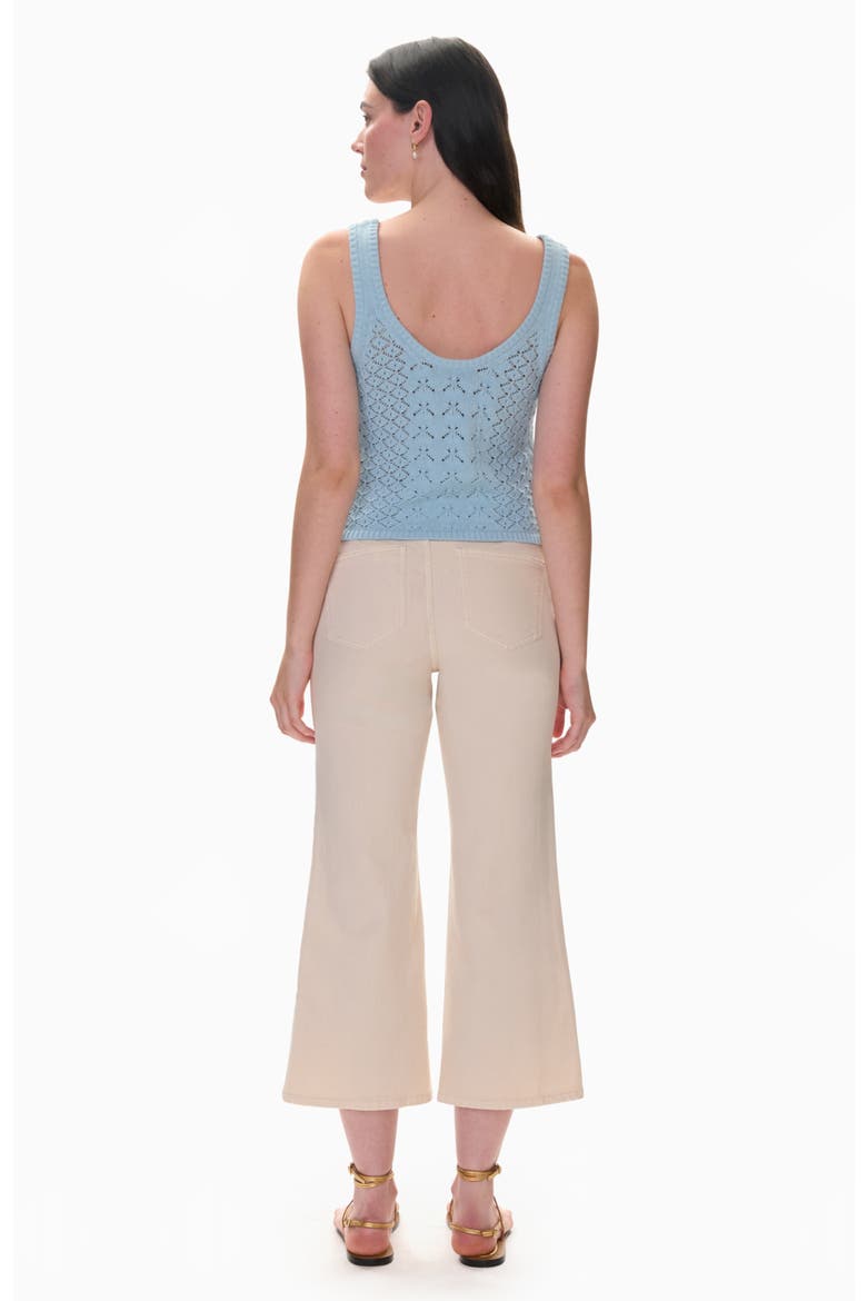 Hannah Pointelle Tank, Alternate, color, Seafoam