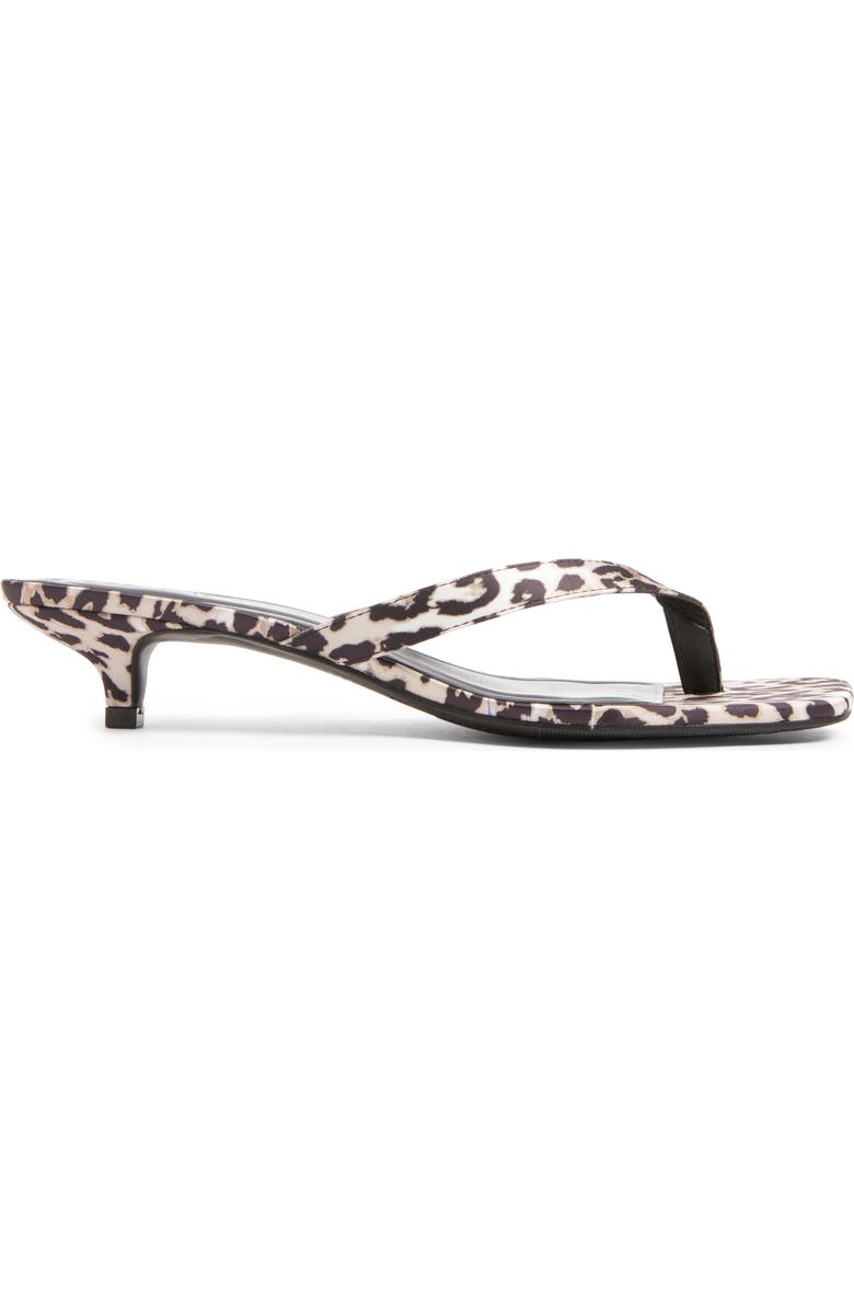 Open Edit Tori Kitten Heel Sandal, Alternate, color, Ivory Snow Leopard