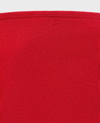 Strapless Rib Top