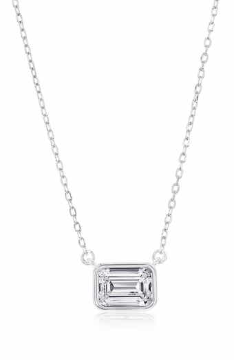 Birthstone Cubic Zirconia Pendant Necklace