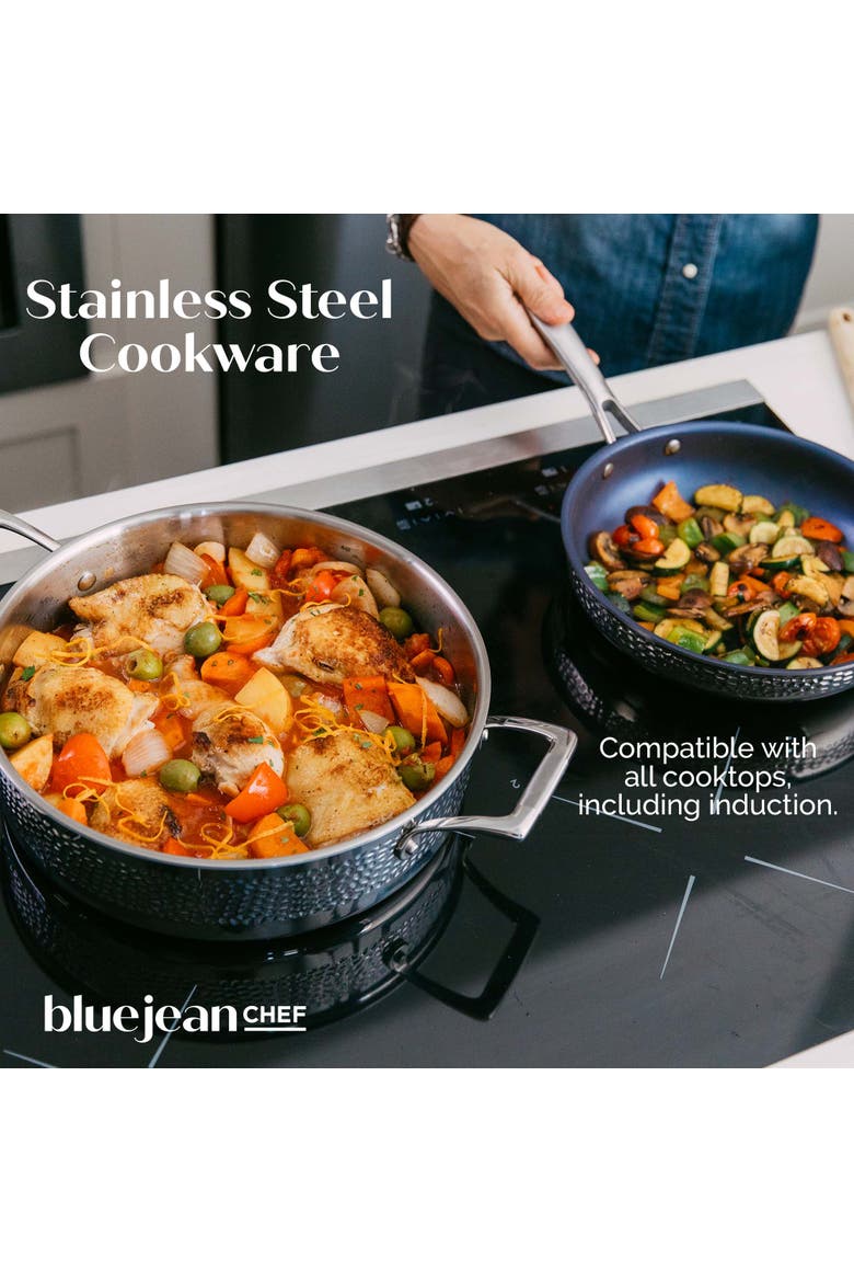 3-Piece Stainless Steel Cookware Set, Alternate, color, Silver
