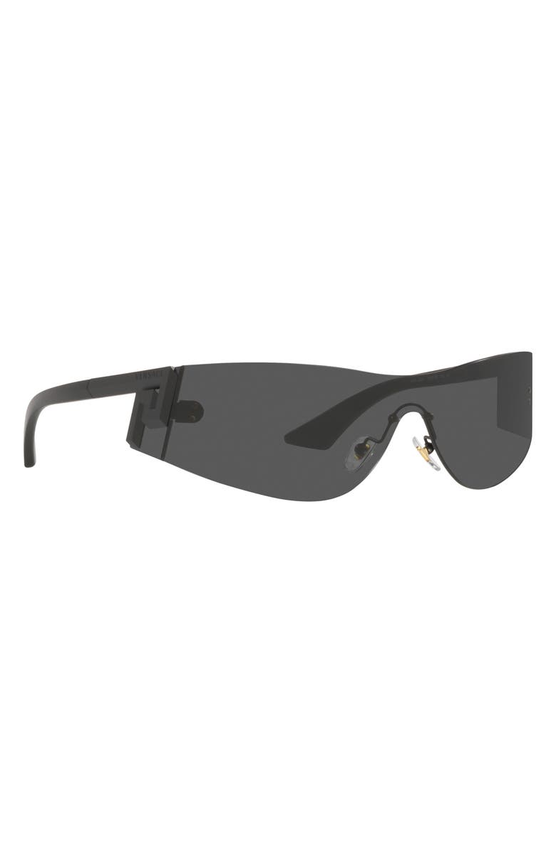 Versace 43mm Irregular Sunglasses, Alternate, color, Grey