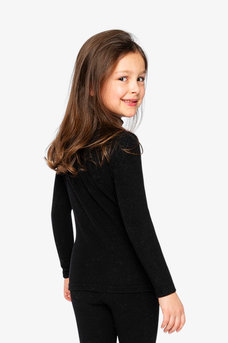 Vertical Rib Mock Neck Top, Alternate, color, Black