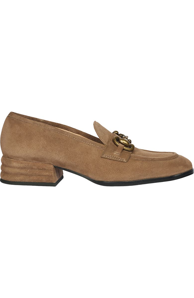 SAINT G Jacqueline Suede Loafer Pump, Alternate, color, Dark Taupe