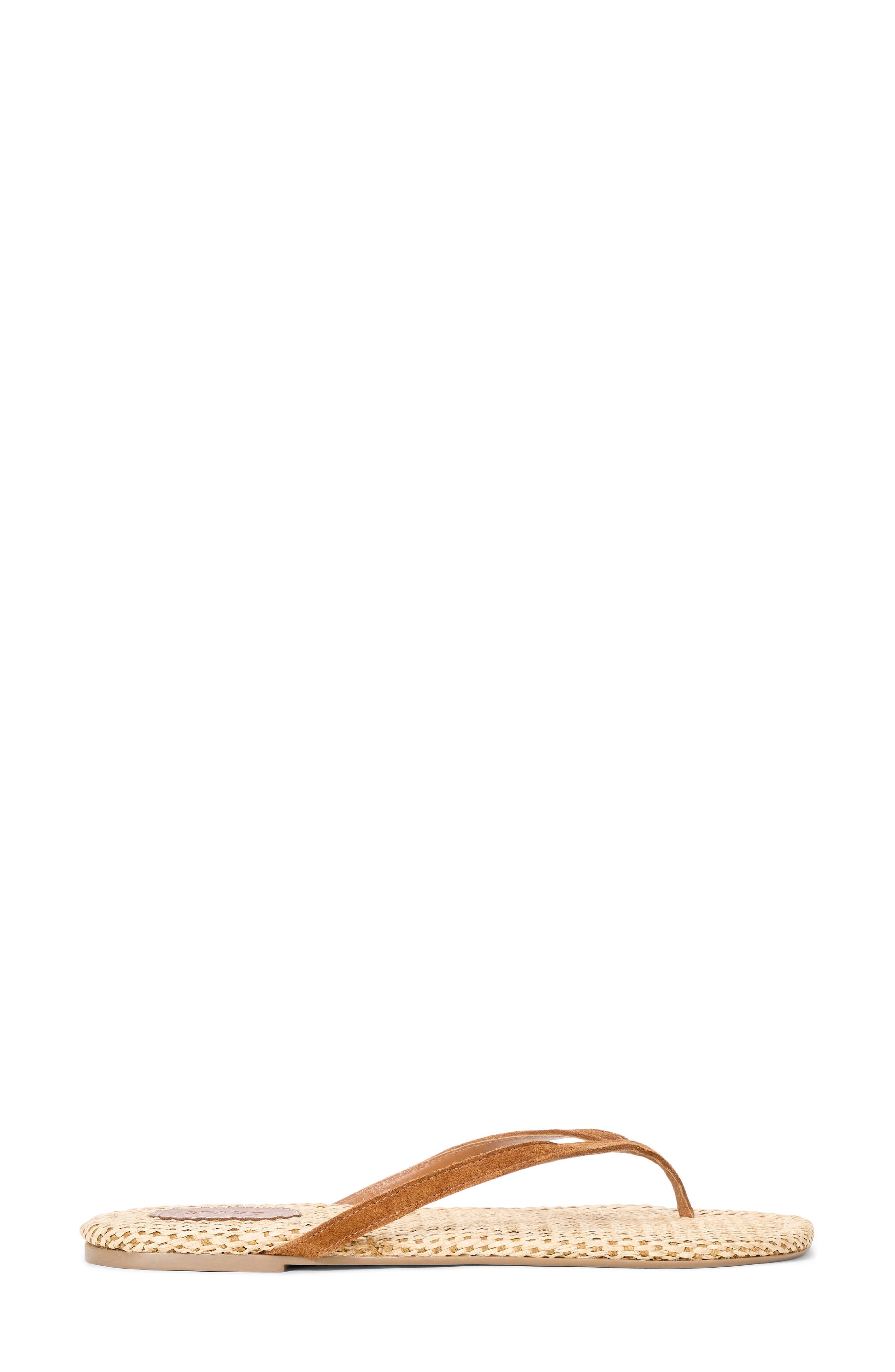 STAUD Freja Thong Slide Sandal, Alternate, color, Tabac