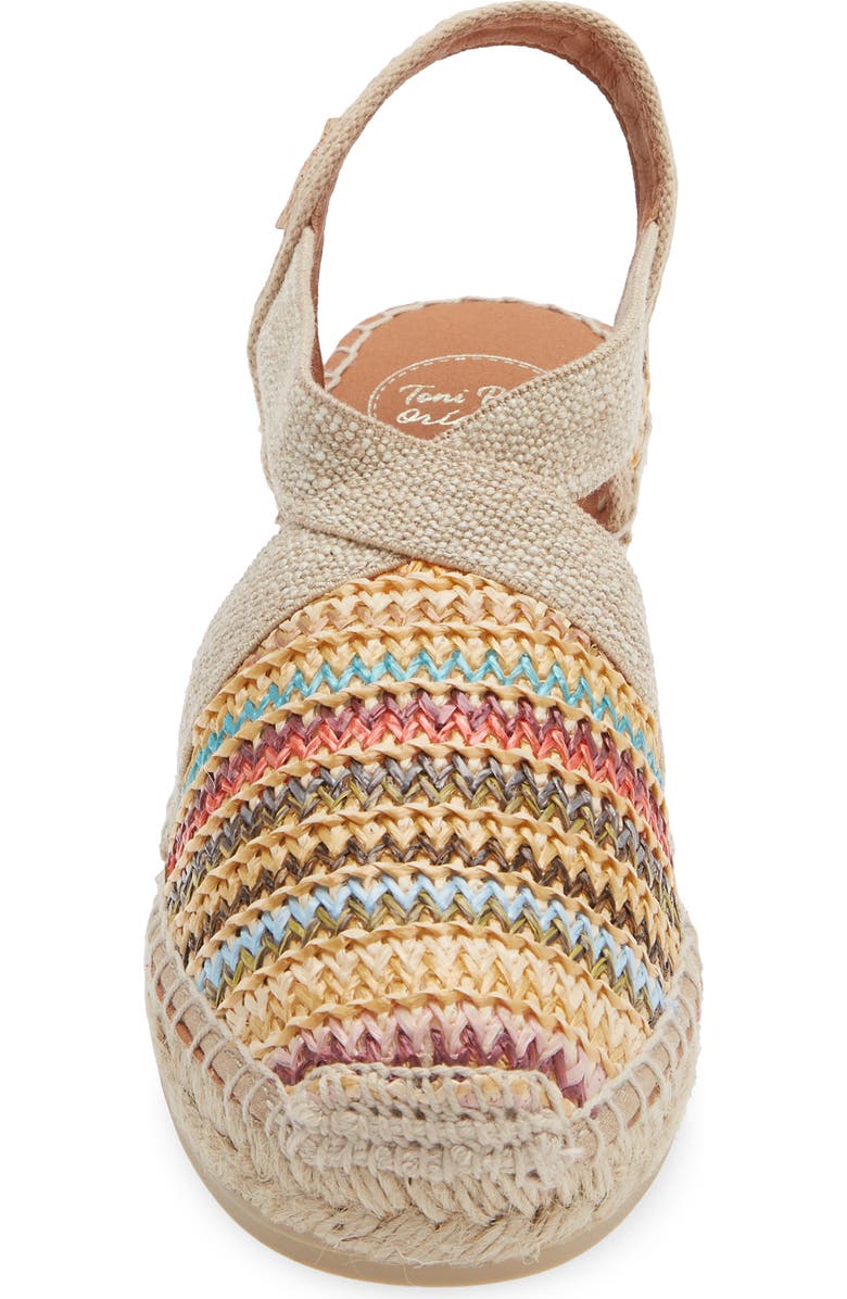 Toni Pons Terra Espadrille Wedge, Alternate, color, Multi