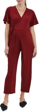 Nom Maternity Lucia Maternity & Nursing Wrap Jumpsuit