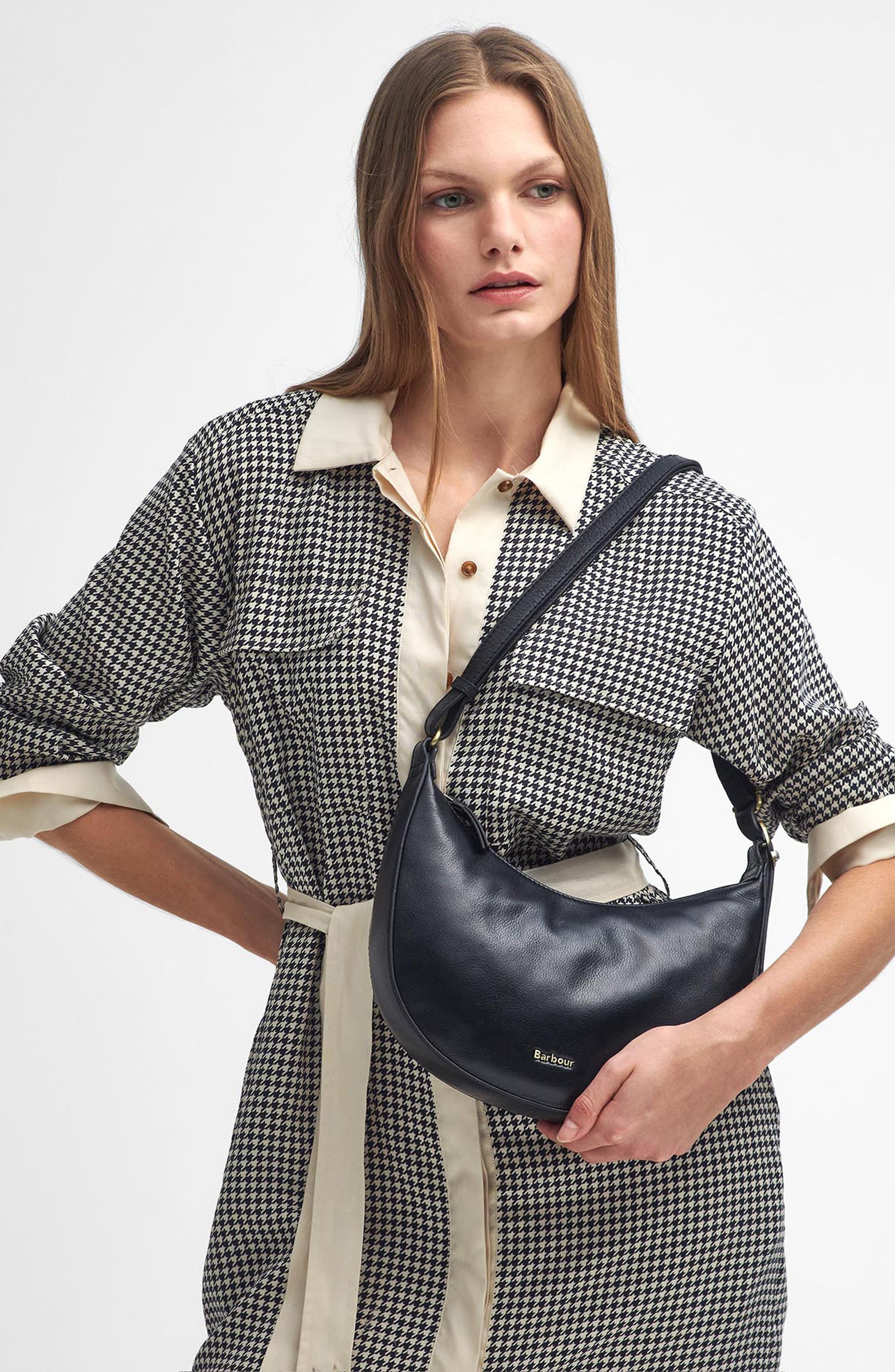 Barbour Laire Leather Sling Bag, Alternate, color, 