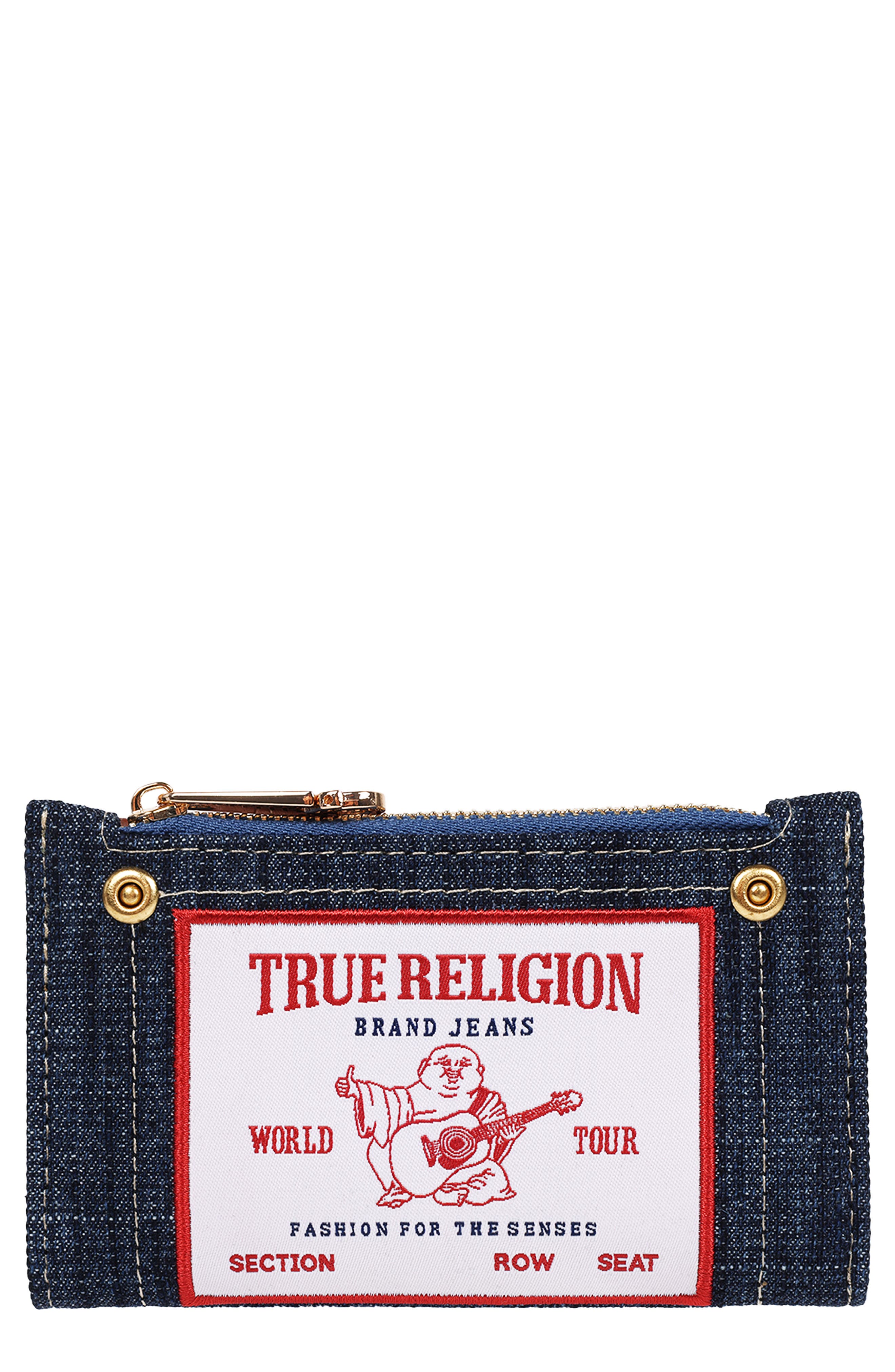 True Religion Buddha Patch Small Wallet