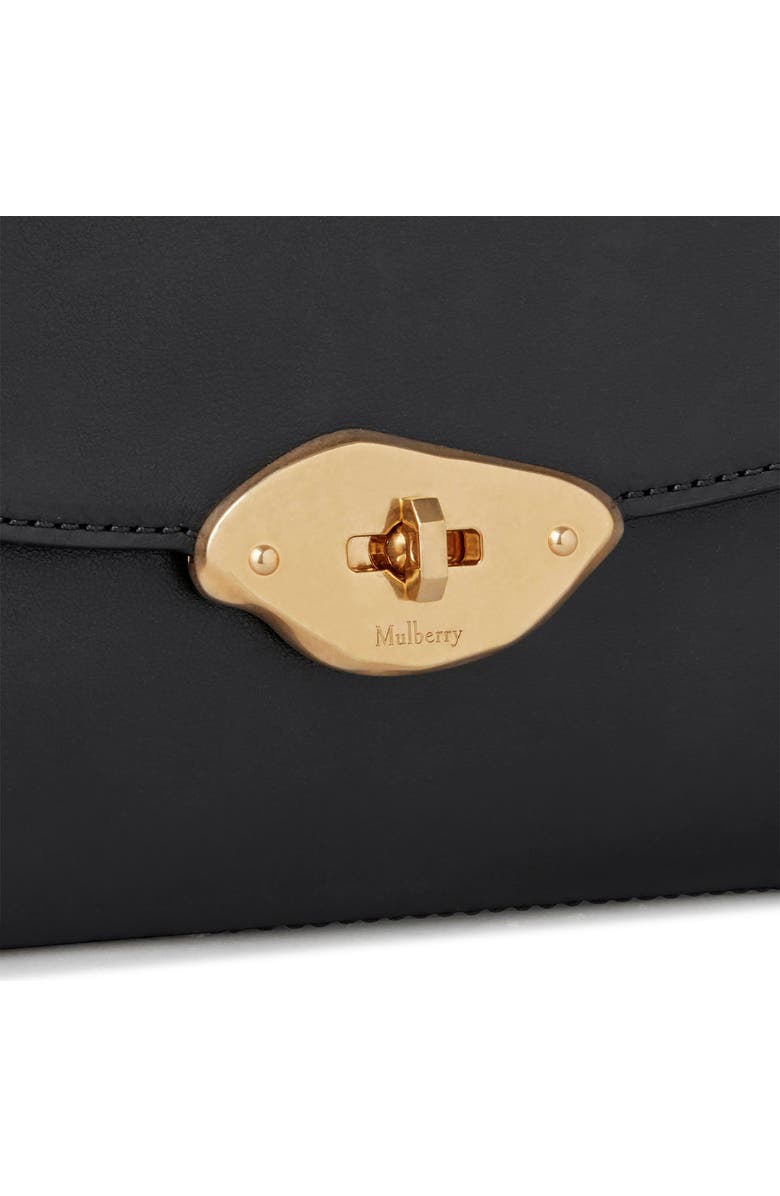 Mulberry Lana High Gloss Leather Clutch, Alternate, color,