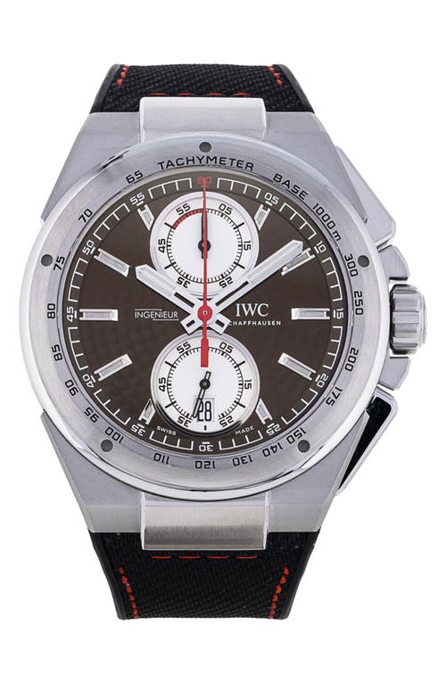 Watchfinder & Co. Iwc 2013 Ingenieur Limited Edition Chronograph Rubber Strap Watch, 45mm In Brown