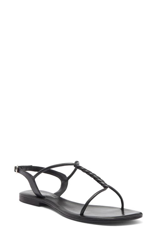 Jeffrey Campbell Roped In Flat Sandal In Black
