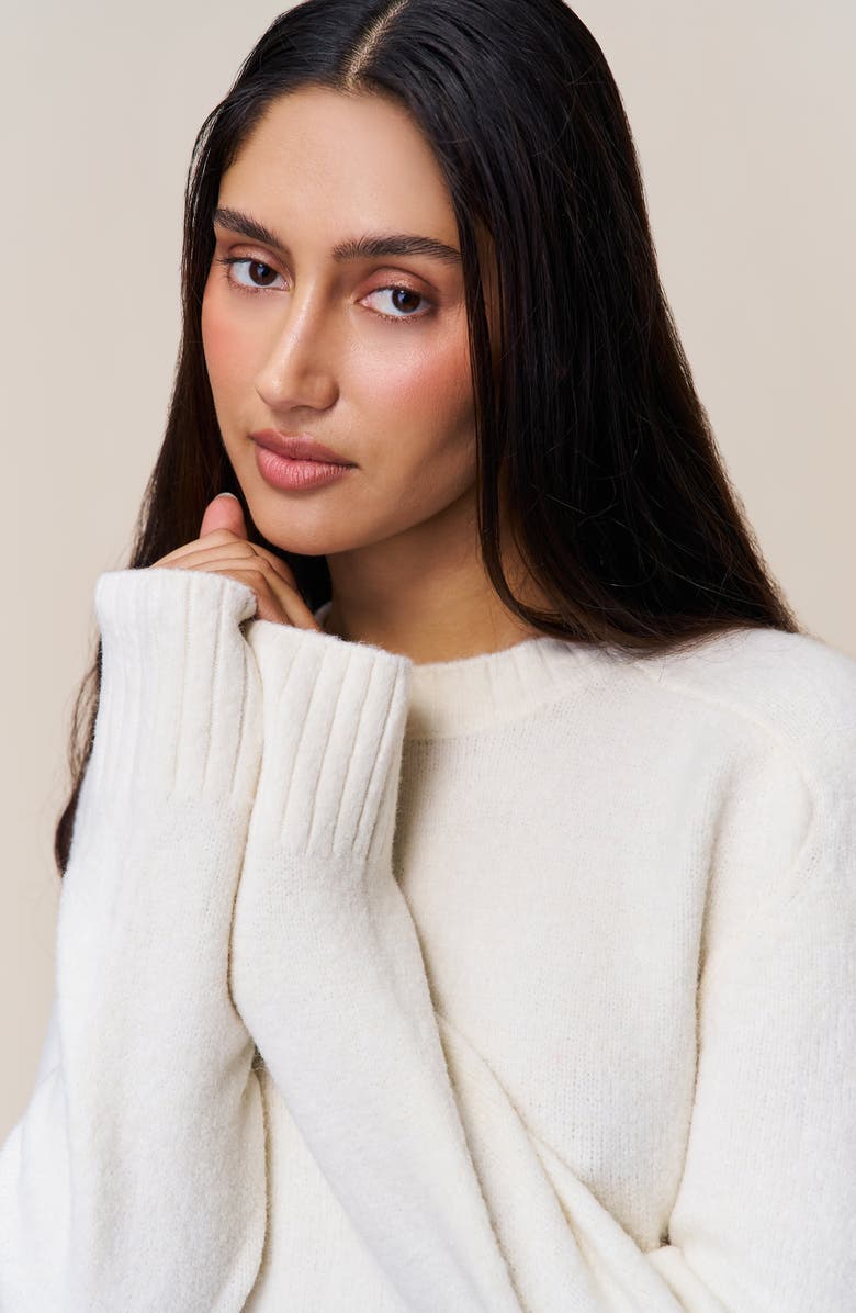 Guizio Ava Sweater, Alternate, color, Ivory