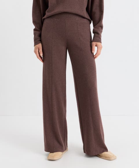 Organic Cotton Roam Pintuck Wide Leg Pant