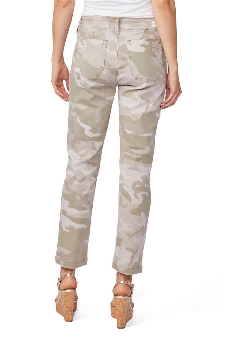 Mayslie Ankle Straight Leg Jeans, Alternate, color, CAMO PRINT