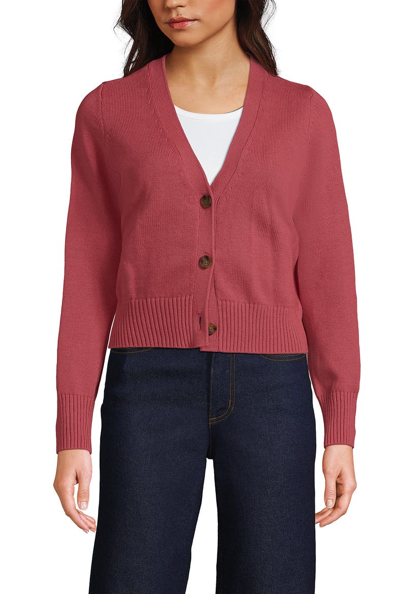Drifter Vneck Dress Cardigan Sweater, Main, color, Soft Mojave Rose