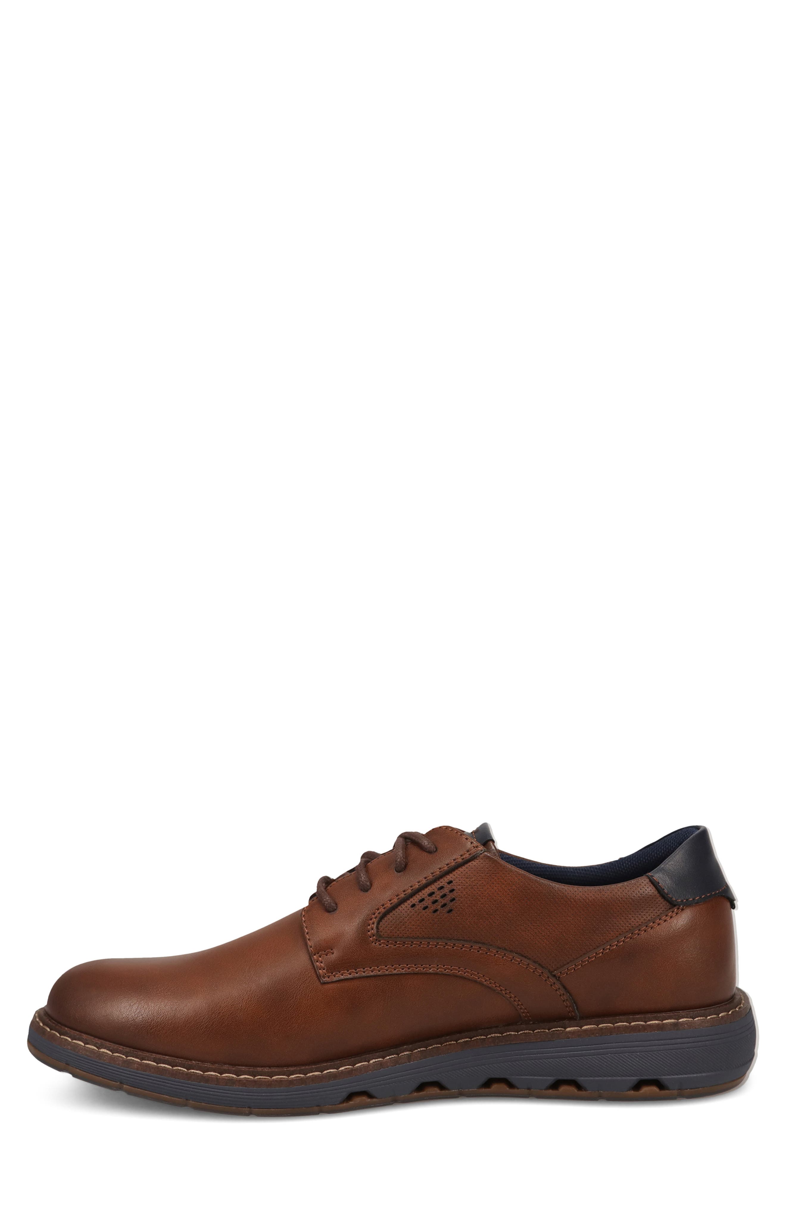 Mateo Faux Leather Oxford, Alternate, color, COGNAC
