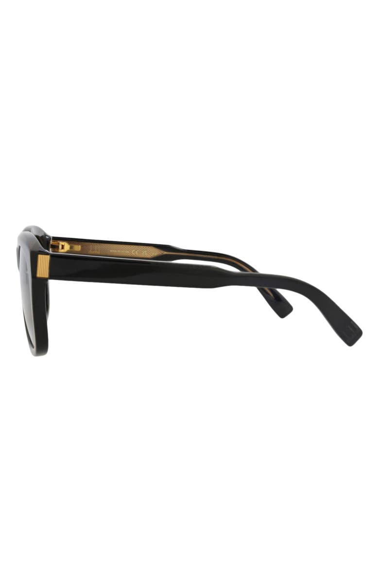 Dunhill 56mm Square Sunglasses, Alternate, color, Black Black Grey