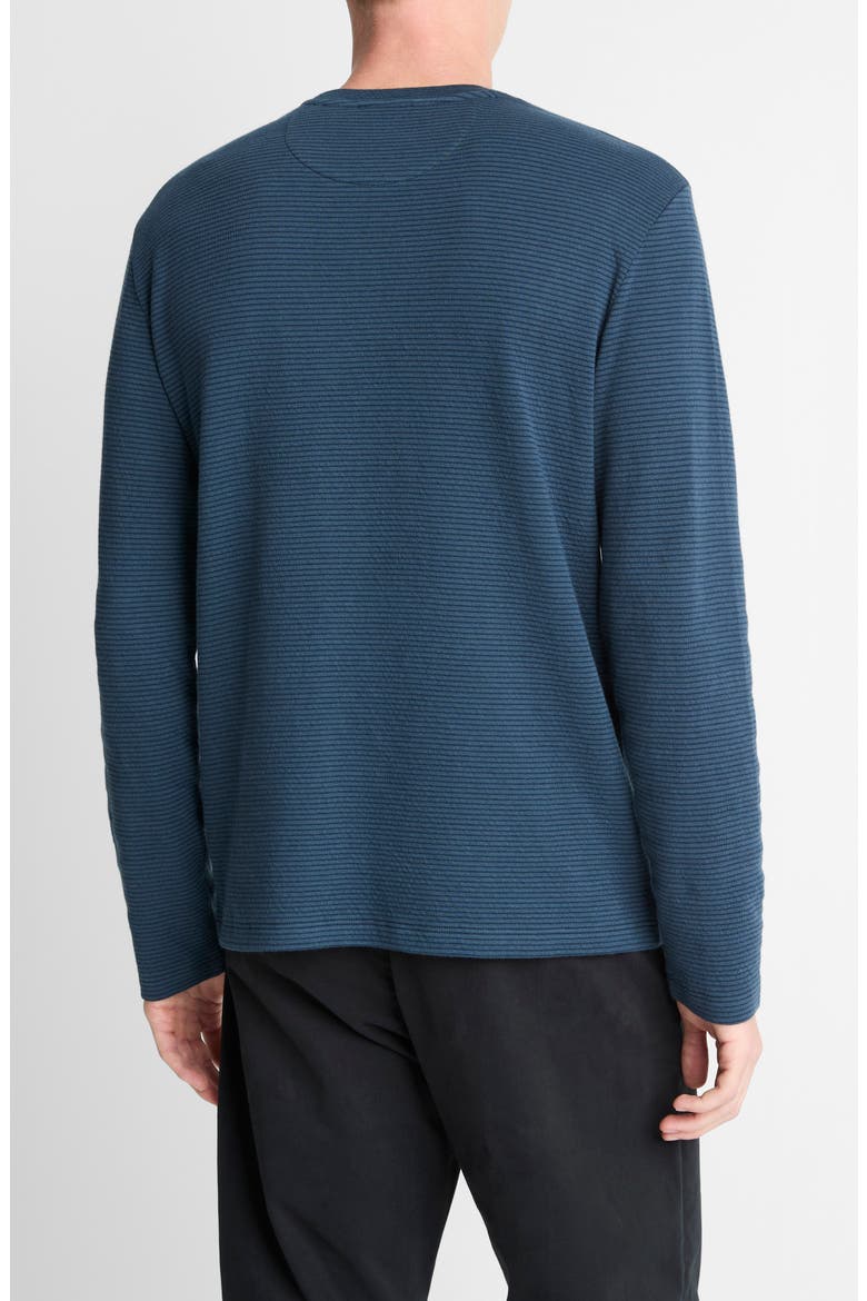 Striped Double Knit T-Shirt, Alternate, color, CLEAR LAKE/ RAPIDS