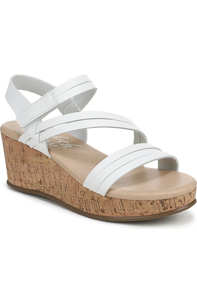 Blowfish Malibu Kids' Lemonade-K Wedge Sandal, Main, color, White